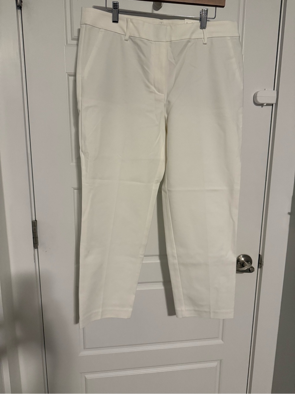 LOFT White Slim Cropped Women's Pants